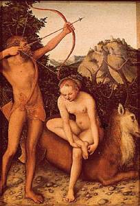 Lucas Cranach l'ancien, Apollon et Diane